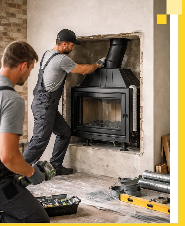 Установка каминных топок в Балахне: монтаж, подключение