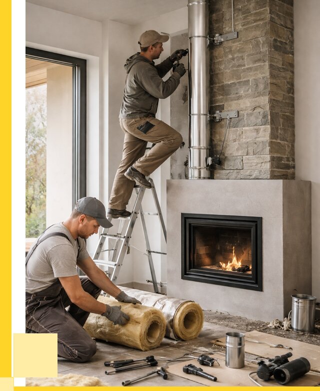 Монтаж дымоходов для каминов в Балахне от 15672 р. ЭриданБлх