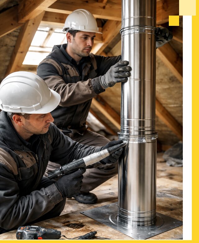 Монтаж дымоходов для каминов в Балахне с гарантией качества