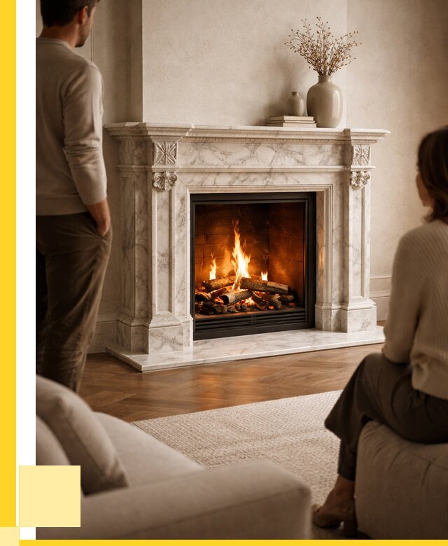 Мраморные камины под ключ в Балахне от 261200 р. | ЭриданБлх