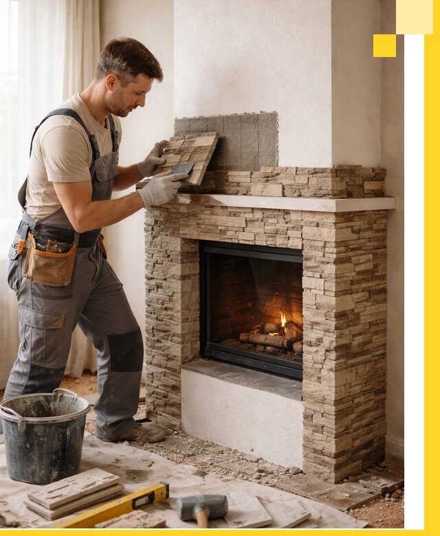 Изготовление и монтаж каминов для дома под ключ в Балахне