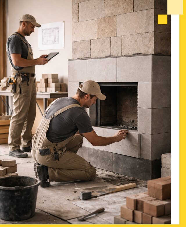 Индивидуальные проекты каминов и каминных систем в Балахне