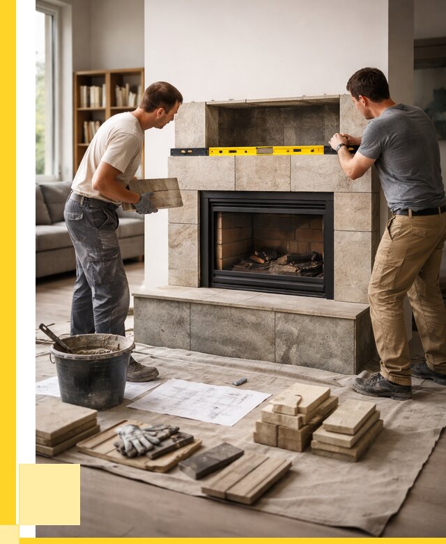 Монтаж каминов и установка в Балахне от 47016 р. | ЭриданБлх