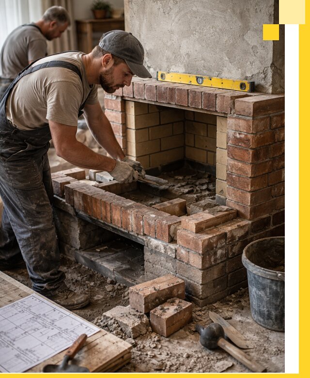 Изготовление и установка каминопечей под ключ в Балахне