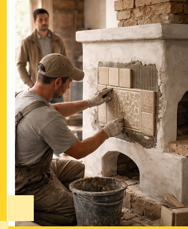 Отделка печей и банных печей в Балахне от 36568 р. | ЭриданБлх