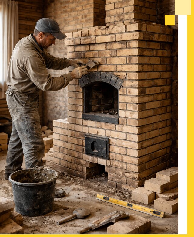 Кирпичные печи под ключ в Балахне: проектирование и кладка