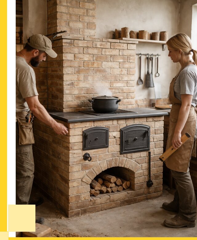 Варочно отопительные печи в Балахне от 94032 р. | ЭриданБлх