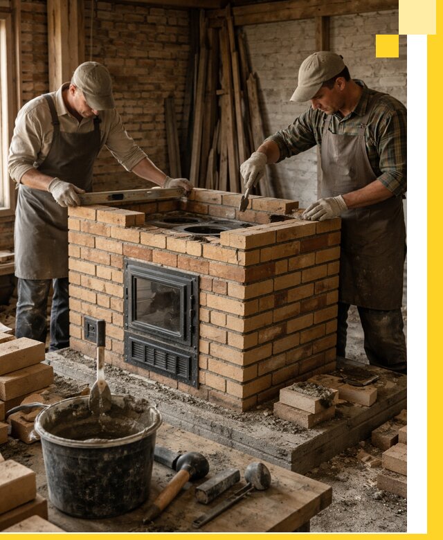 Изготовление и установка варочных печей под ключ в Балахне