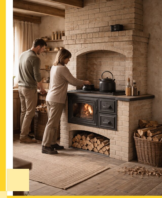 Печи с плитой в Балахне от 47016 р. | ЭриданБлх — кирпичная печь