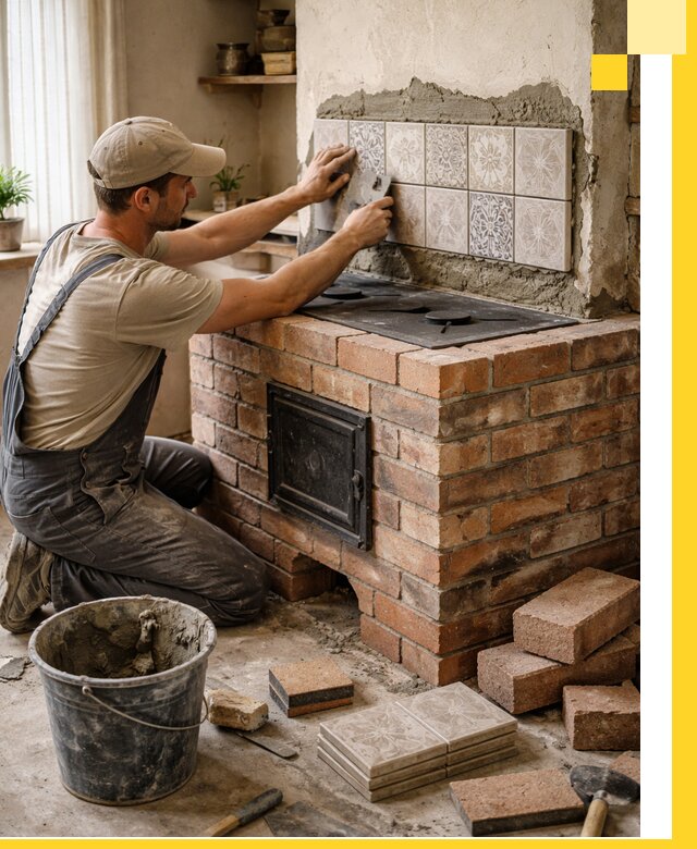 Печи с плитой на заказ монтаж гарантия и сервис в Балахне