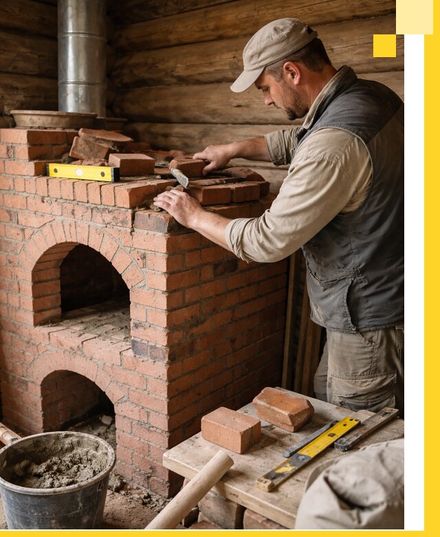 Изготовление и установка русских печей в Балахне под ключ