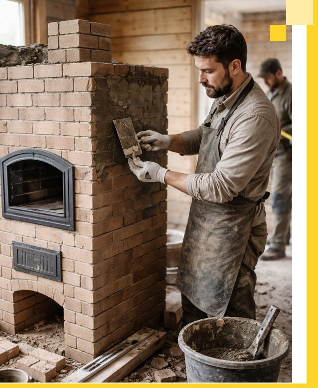 Изготовление и установка печей-шведок под ключ в Балахне