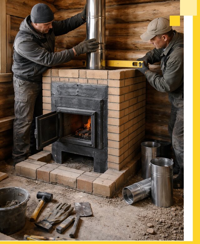 Проектирование, изготовление и установка банных печей в Балахне