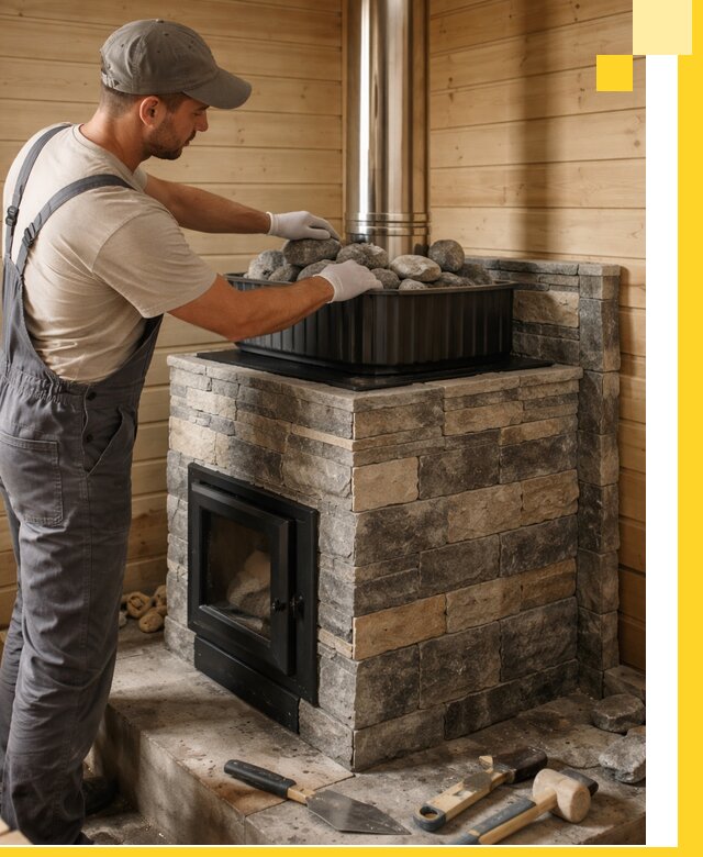 Печи для парной в Балахне, производство, монтаж и обслуживание