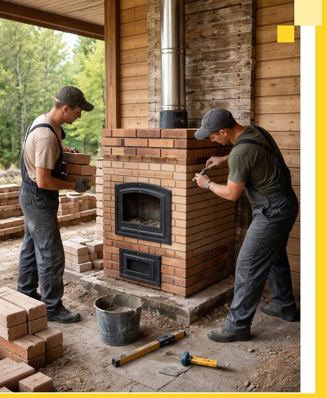 Производство и установка дачных печей под ключ в Балахне