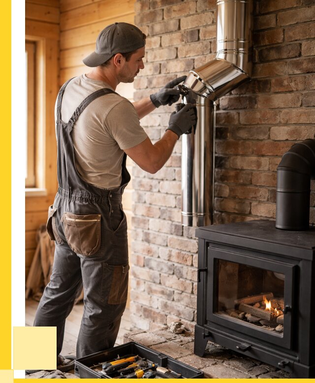 Монтаж дымоходов для печей в Балахне от 7836 р. | ЭриданБлх
