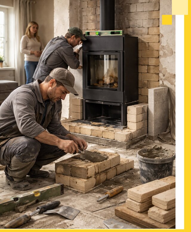 Печи и камины под ключ: проект, установка в Балахне