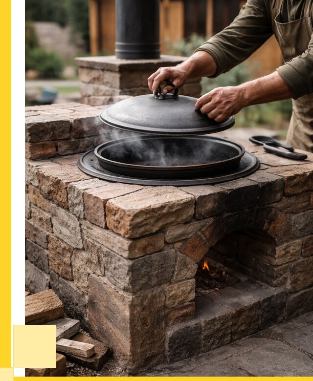 Печи для казана в Балахне по цене от 18806 р. | ЭриданБлх