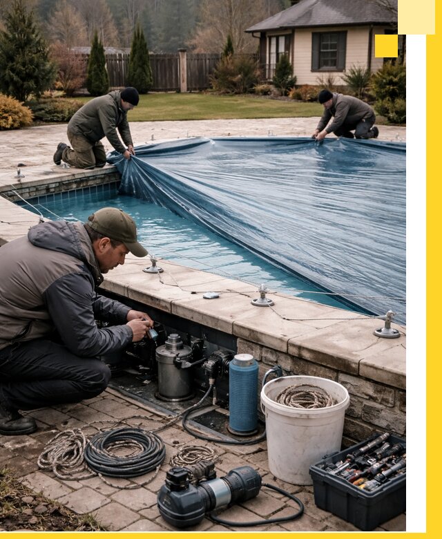 Консервация бассейнов в Балахне: подготовка к длительному хранению