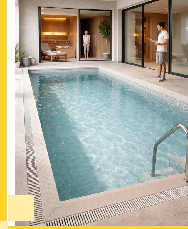 Отделка бассейна пленкой ПВХ в Балахне от 3657 р. - ЭриданБлх