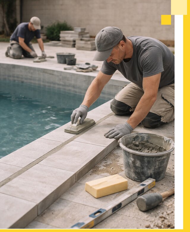 Отделка бассейнов в Балахне: декоративная отделка и гидроизоляция