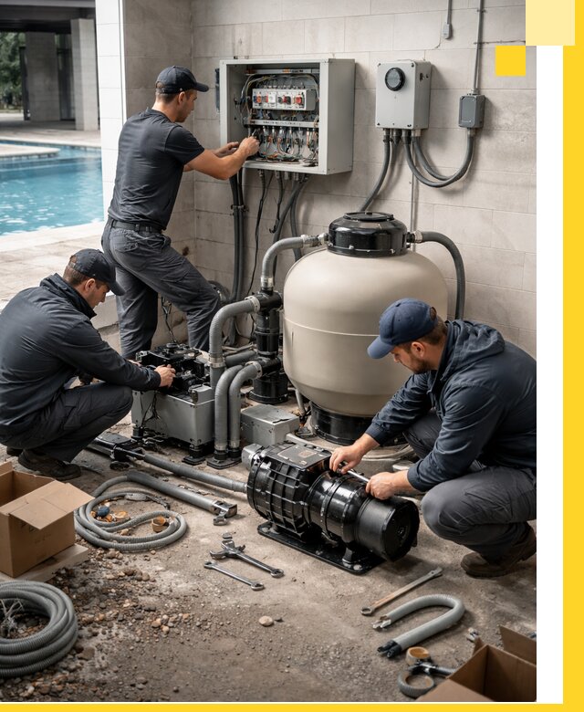 Профессиональный монтаж оборудования для бассейнов в Балахне