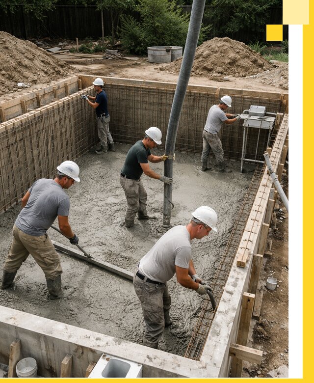 Строительство бетонных бассейнов под ключ в Балахне