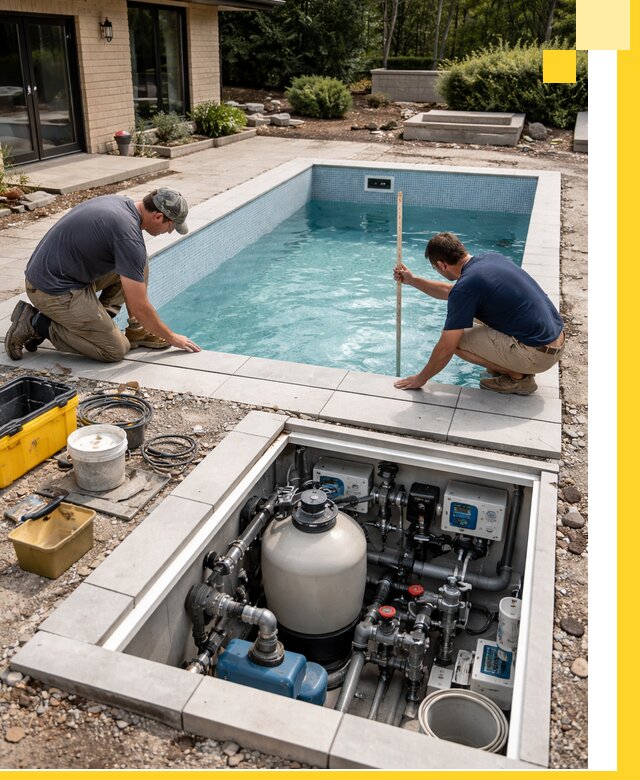 Строительство качественных домашних бассейнов под ключ в Балахне