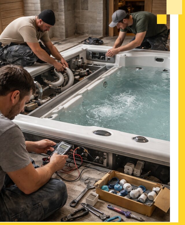 Гидромассажные бассейны под ключ в Балахне, дизайн и монтаж