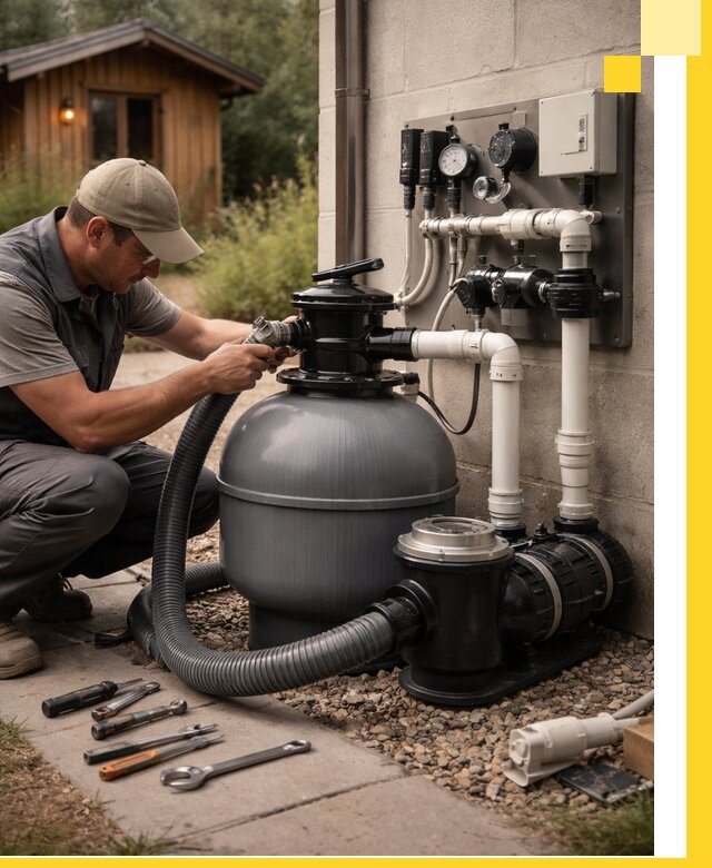 Продажа и монтаж фильтров и насосов для бассейнов в Балахне