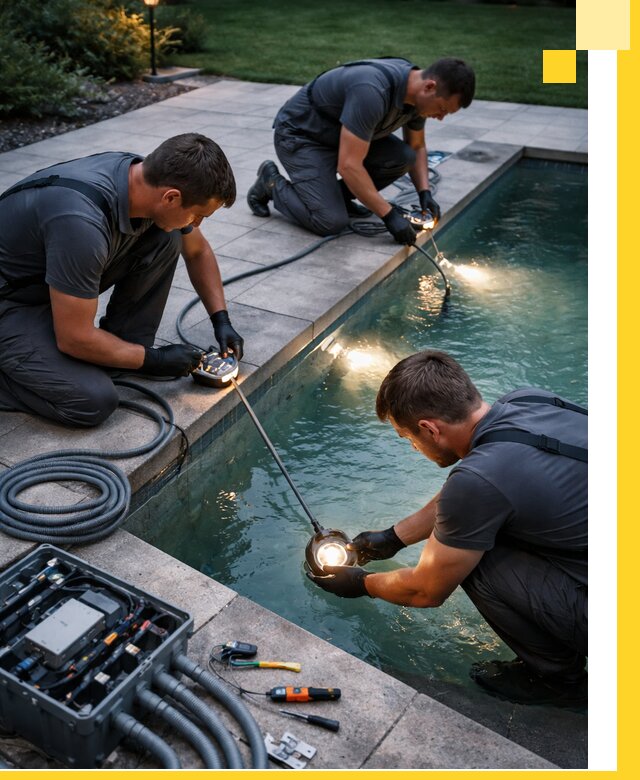 Профессиональное освещение бассейнов в Балахне: дизайн и монтаж