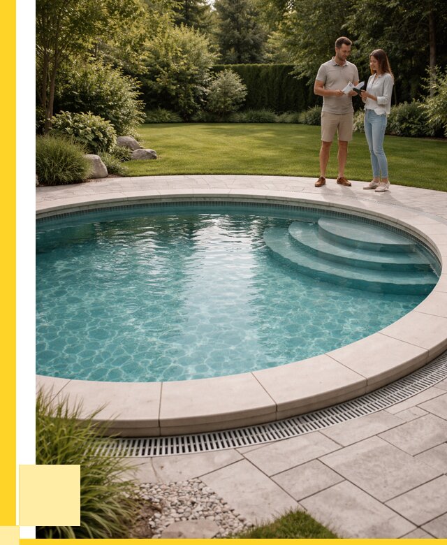 Круглые каркасные бассейны купить в Балахне от 261200 р. | ЭриданБлх