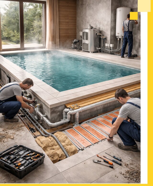 Проектирование и строительство тёплых бассейнов в Балахне