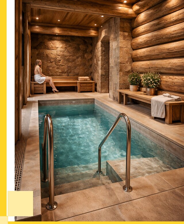 Аренда бани с бассейном в Балахне от 1567200 р. | ЭриданБлх