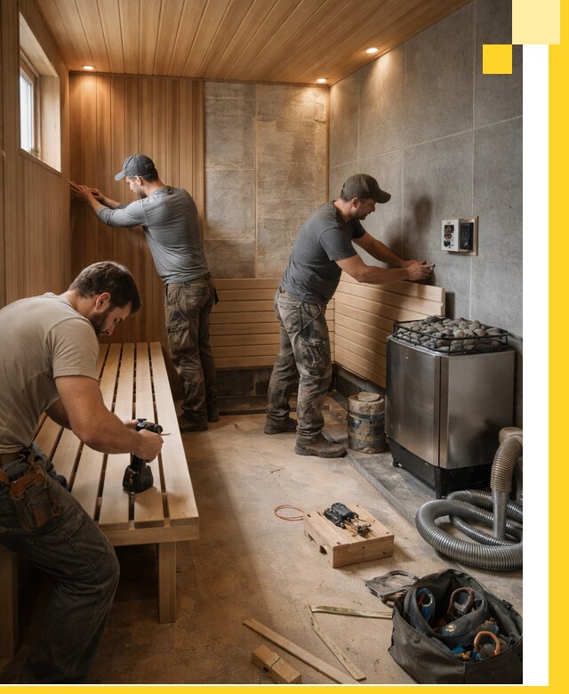 Сауны под ключ в Балахне, проектирование, строительство, отделка