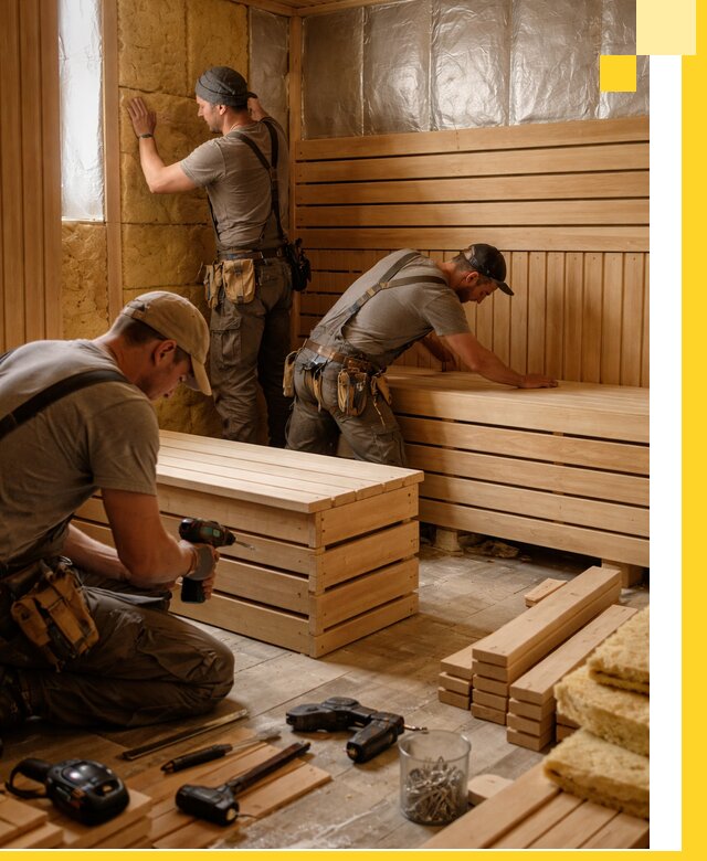 Профессиональное строительство саун под ключ в Балахне