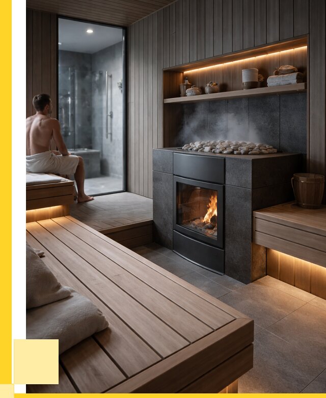 Проект сауны в частном доме в Балахне от 36568 р. | ЭриданБлх
