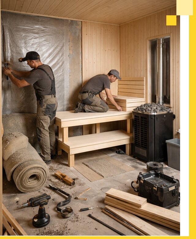 Проекты саун под ключ в Балахне дизайн и строительство