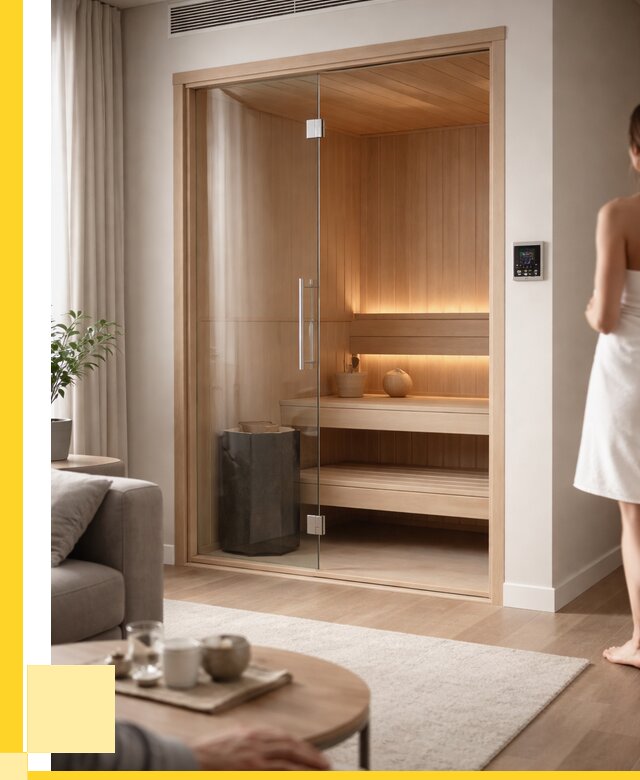 Сауна в квартире под ключ в Балахне от 125376 р. ЭриданБлх