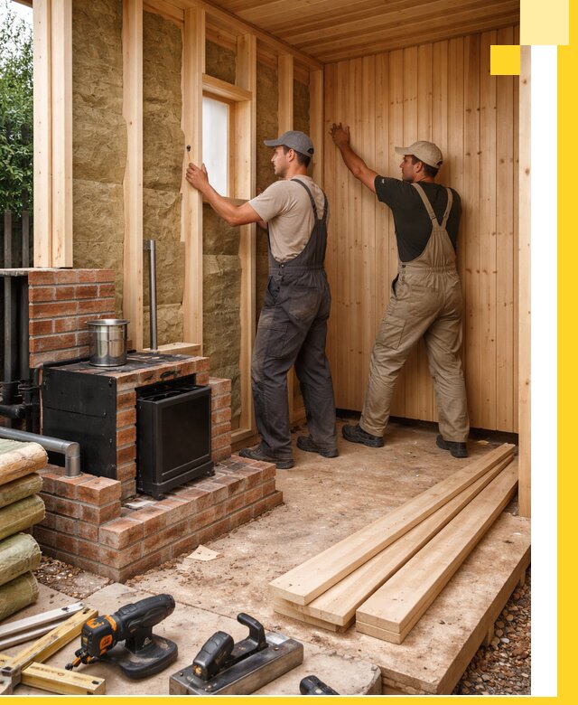 Строительство и установка дачных саун под ключ в Балахне