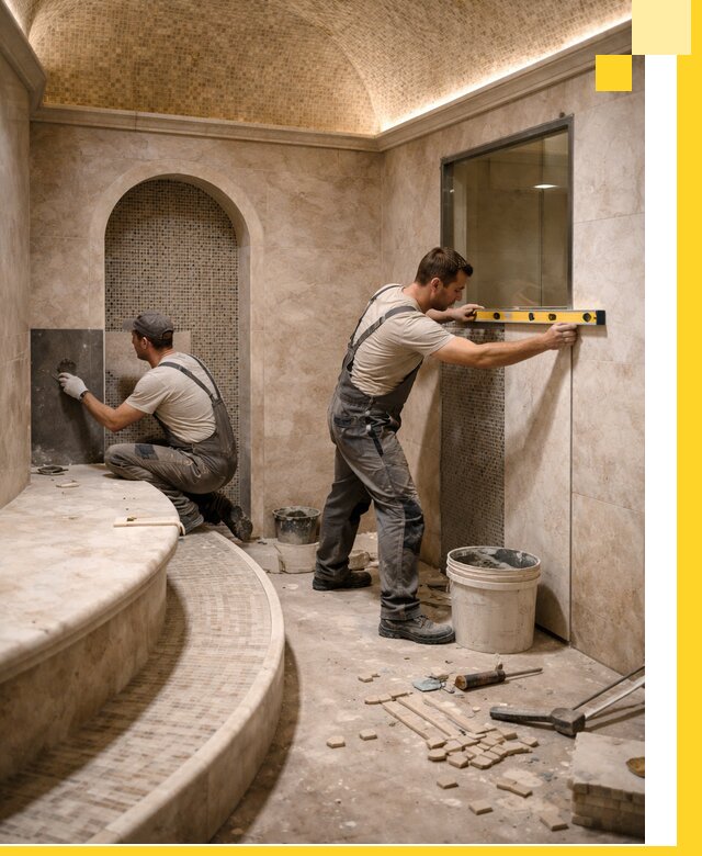 Проектирование и строительство саун с хамамом под ключ в Балахне