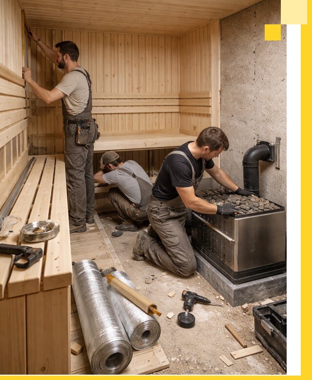 Индивидуальные сауны на заказ в Балахне под ключ, проект и монтаж