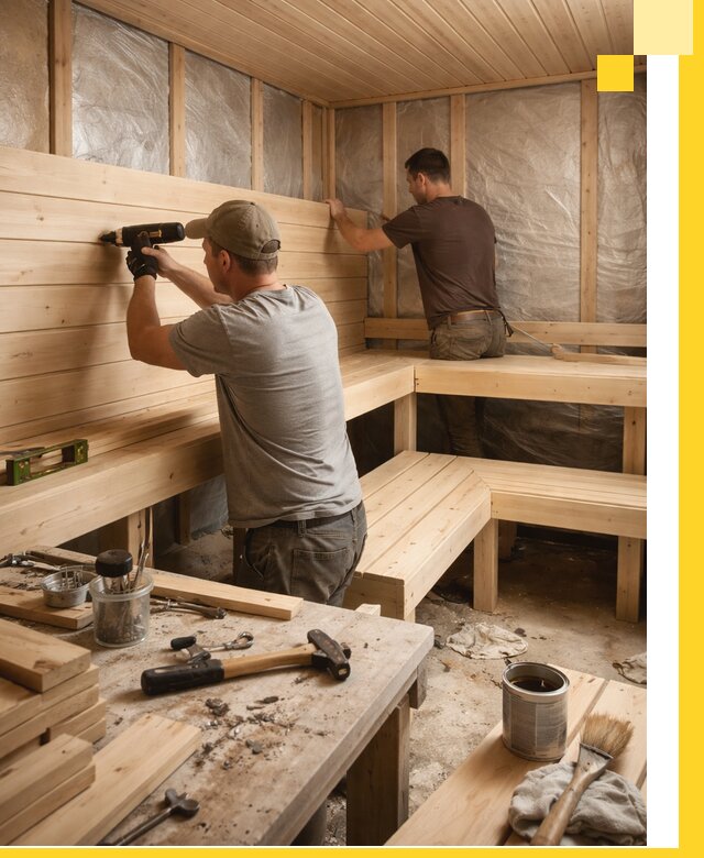 Профессиональная отделка бань и саун под ключ в Балахне