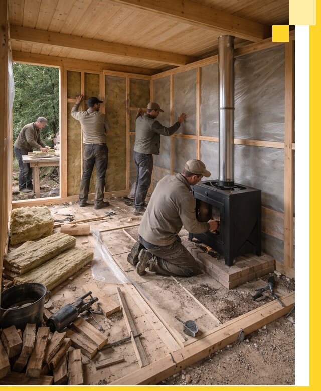 Профессиональный монтаж бань под ключ в Балахне для дома