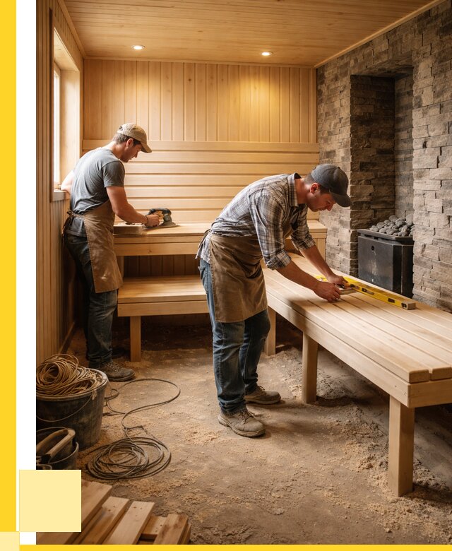 Отделка бани в Балахне: внутренняя отделка от 3134 р. | ЭриданБлх