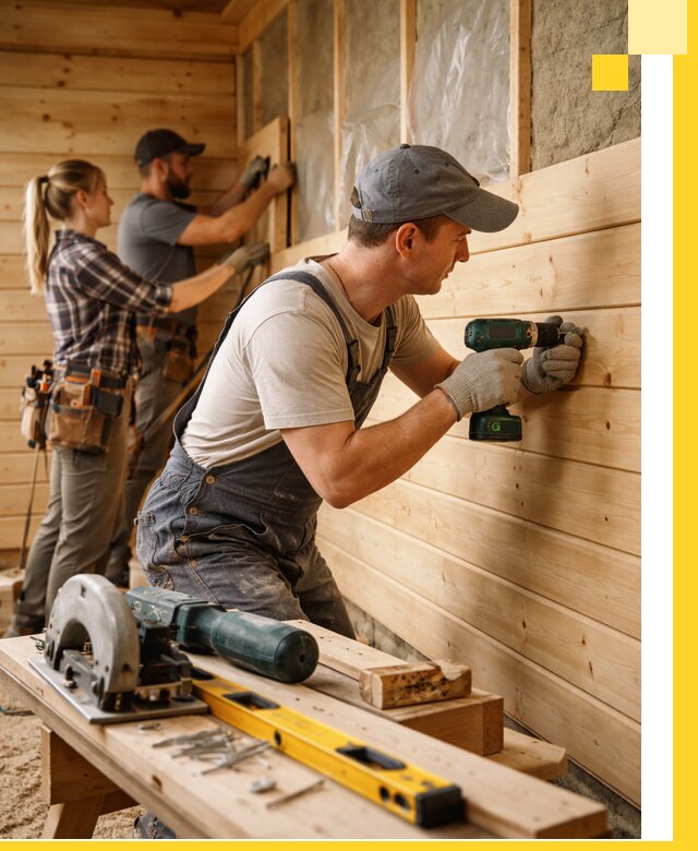 Обшивка бань под ключ в Балахне: отделка стен и потолков