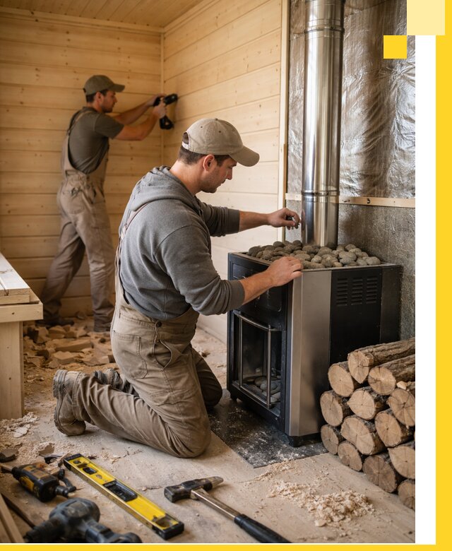 Строительство деревянных бань под ключ в Балахне проекты и монтаж