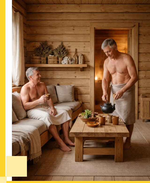 Бани с комнатой отдыха под ключ в Балахне от 470160 р. | ЭриданБлх