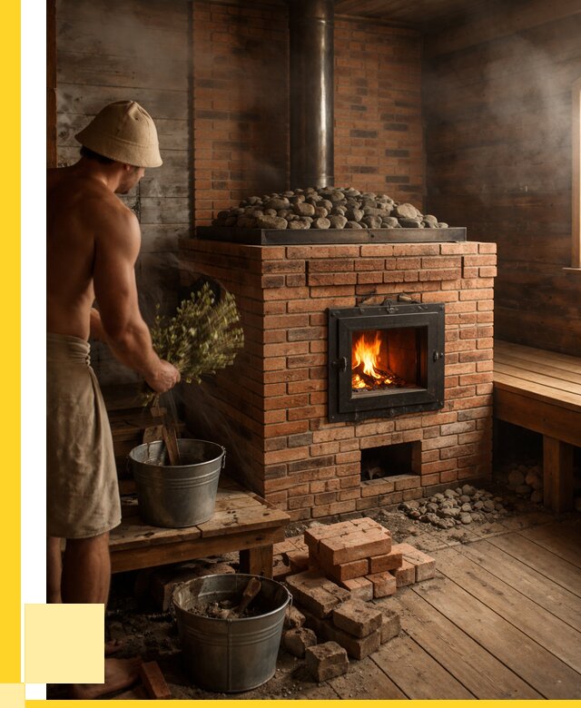 Кирпичные банные печи в Балахне от 94032 р. | ЭриданБлх