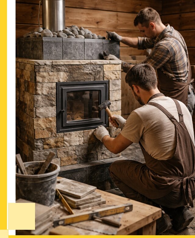 Облицовка банной печи в Балахне от 15672 р. | ЭриданБлх